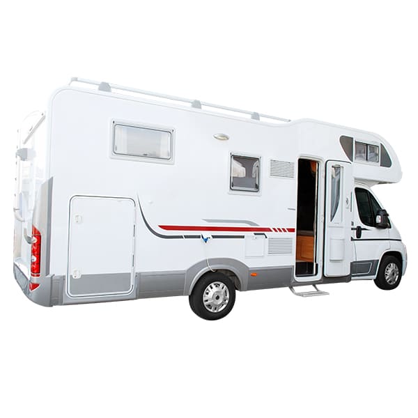 Modernes Wohnmobil frisch lackiert