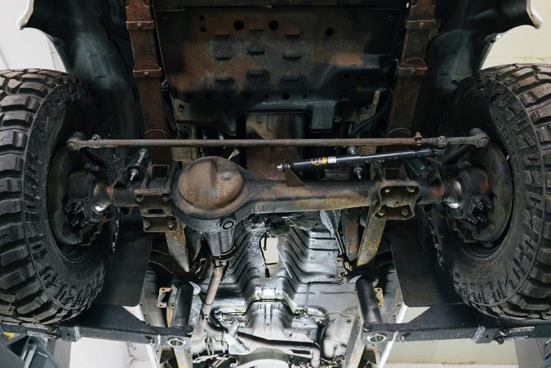 Fahrzeug vor Unterbodenschutzbehandlung | Mierke